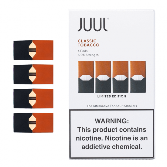 JUUL Pod Classic Tabacco  en uygun fiyatlar ile ebuhar.netde! JUUL Pod Classic Tabacco özellikleri, fiyatı, incelemesi, yorumları ve taksit seçenekleri için hemen tıklayın!