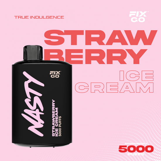 Nasty Fix Go 5000 Strawberry Icecream