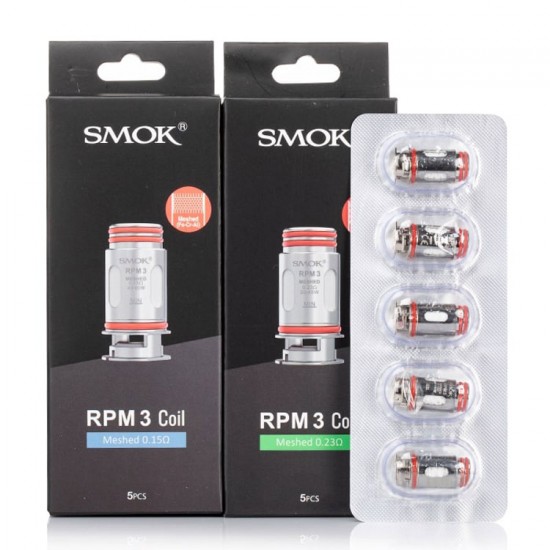 SMOK RPM 3 Coil  en uygun fiyatlar ile ebuhar.netde! SMOK RPM 3 Coil özellikleri, fiyatı, incelemesi, yorumları ve taksit seçenekleri için hemen tıklayın!