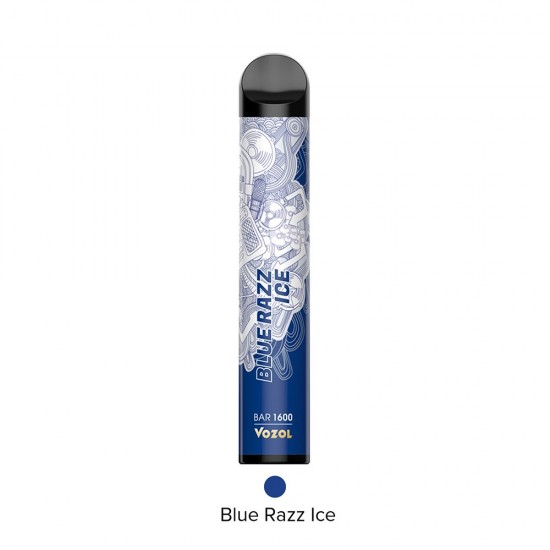 Vozol 1600 Bluerazz Ice